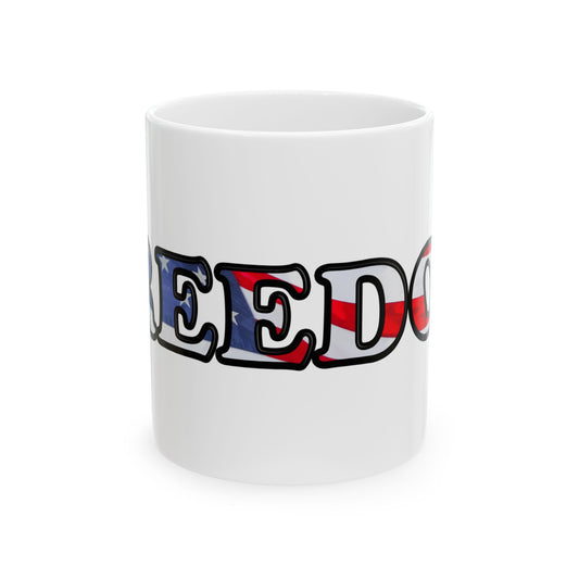 USA Freedom coffee mug